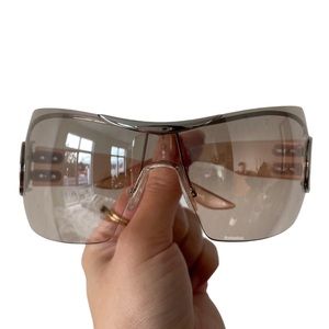|SOLD| Christian Dior Peach Airspeed 1 Shield Sunglasses